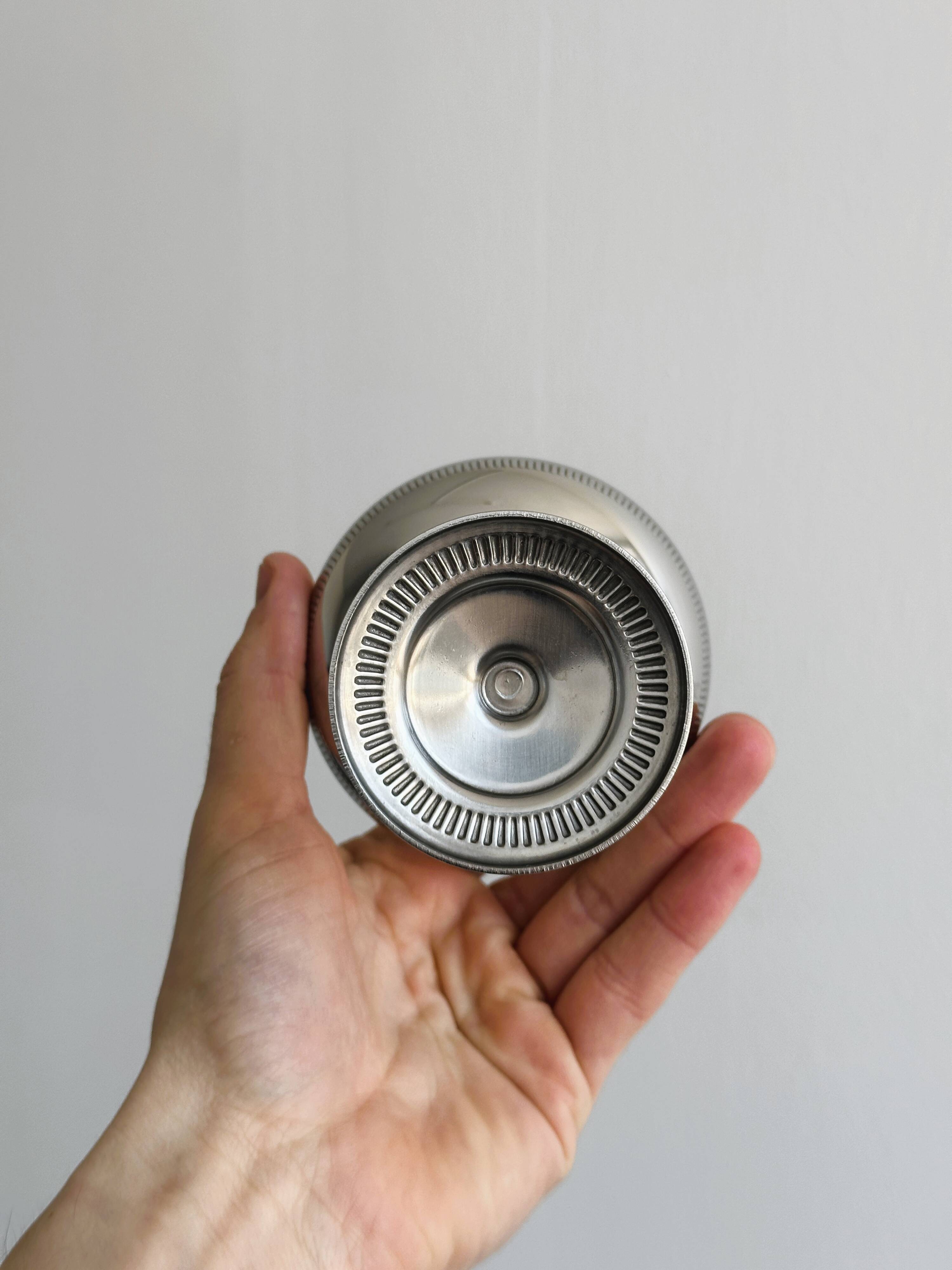 12 stainless steel footed bowls, Letang Remy style