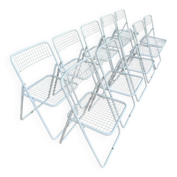 Chaises Pliantes Ted Net par Niels Gammelgaard pour IKEA, 1970s, Set d