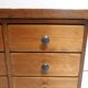 Cabinet de classement en pin vintage avec tiroirs