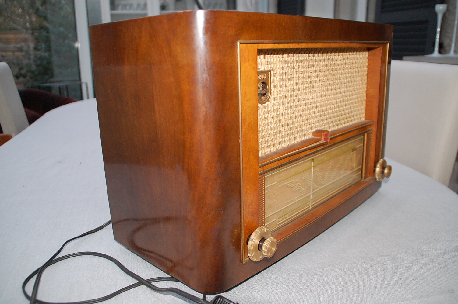 Poste de radio tsf philips années 50