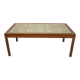 1960s palisander and tile coffee table ,denmark