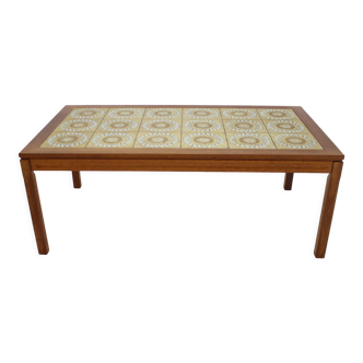 Table basse palissandre et carrelage des années 1960, Danemark