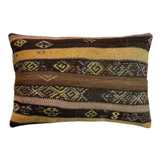 Vintage turkish handmade cushion cover , 40 x 60 cm