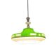 Vintage green UFO-shaped pendant light