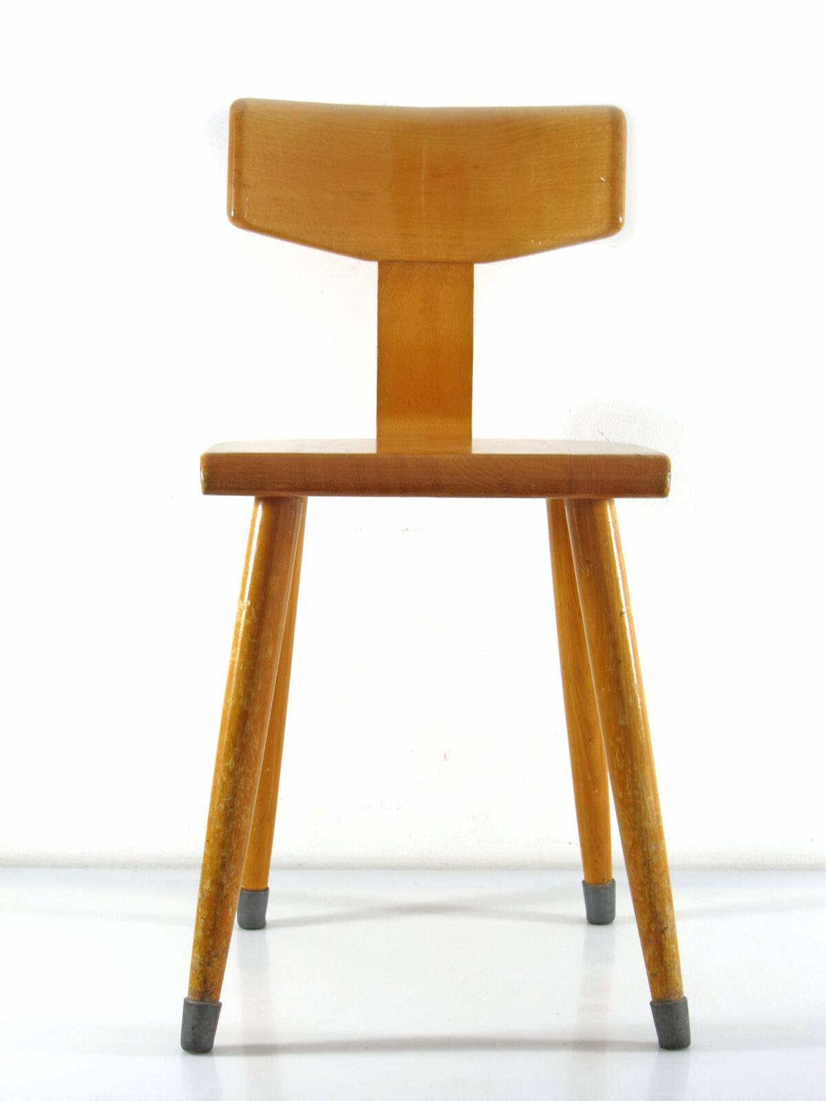 Chaise en contreplaqué, années 1950