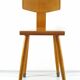 Chaise en contreplaqué, années 1950