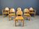Rainer Daumiller pine wood dining chairs for Hirtshals Savvaerk set of