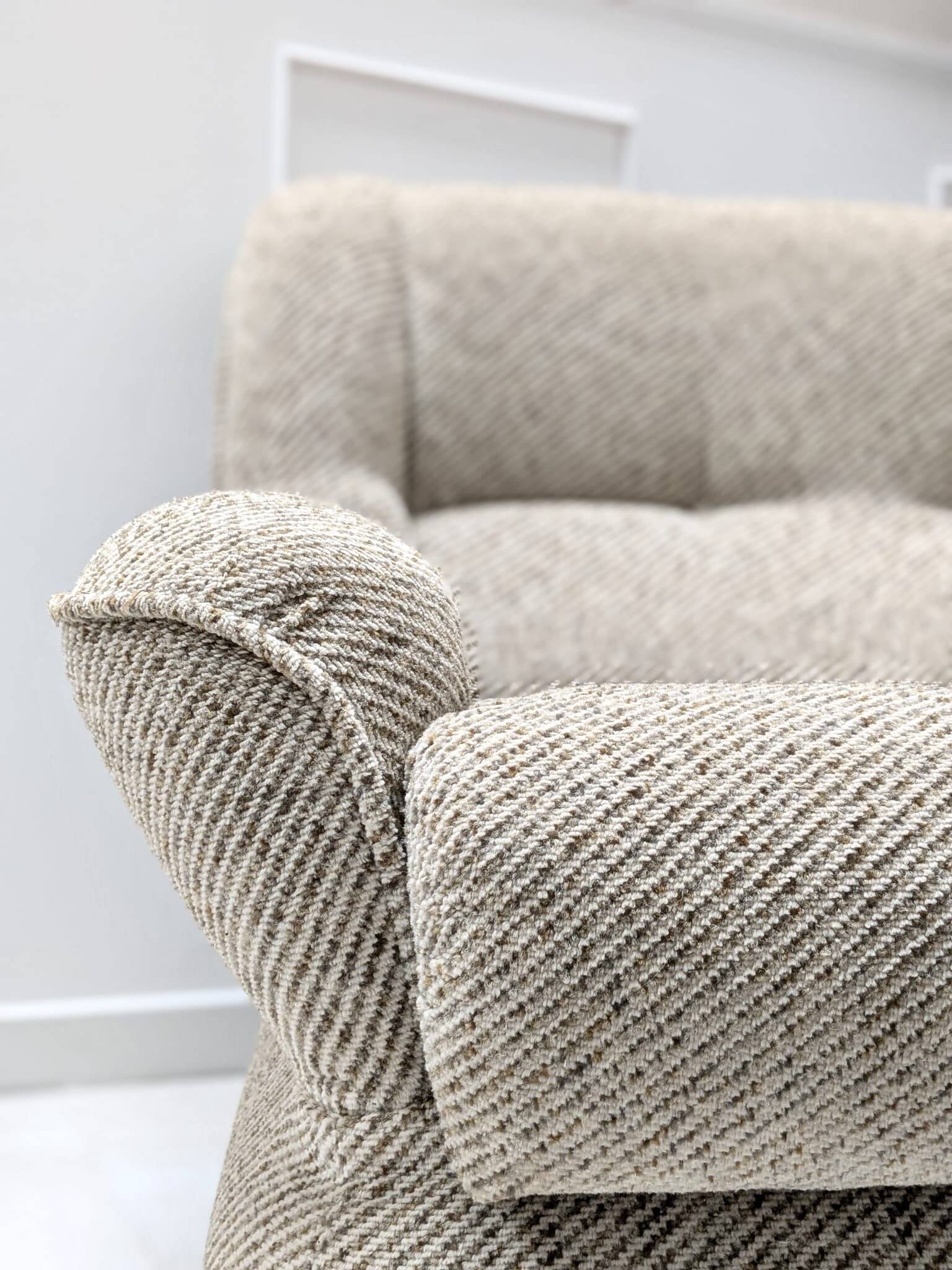 70s beige armchair