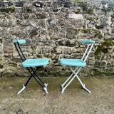 Set of 2 folding chairs Rondine by Toshiyuki Kita for Magis Italy.