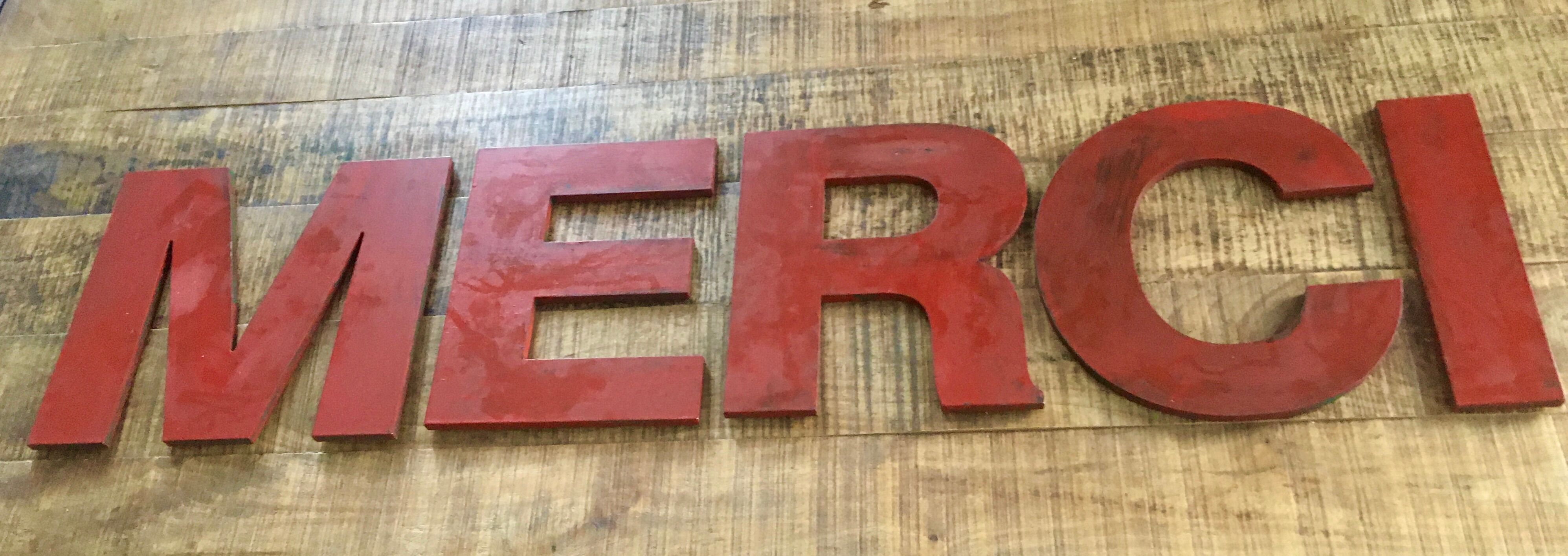 Letter teaches wood M