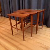 A set of three side tables, Denmark, 1960s
