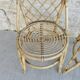 Paire de chaises en rotin Louis Sognot