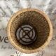 Panière fibres naturelles tressées