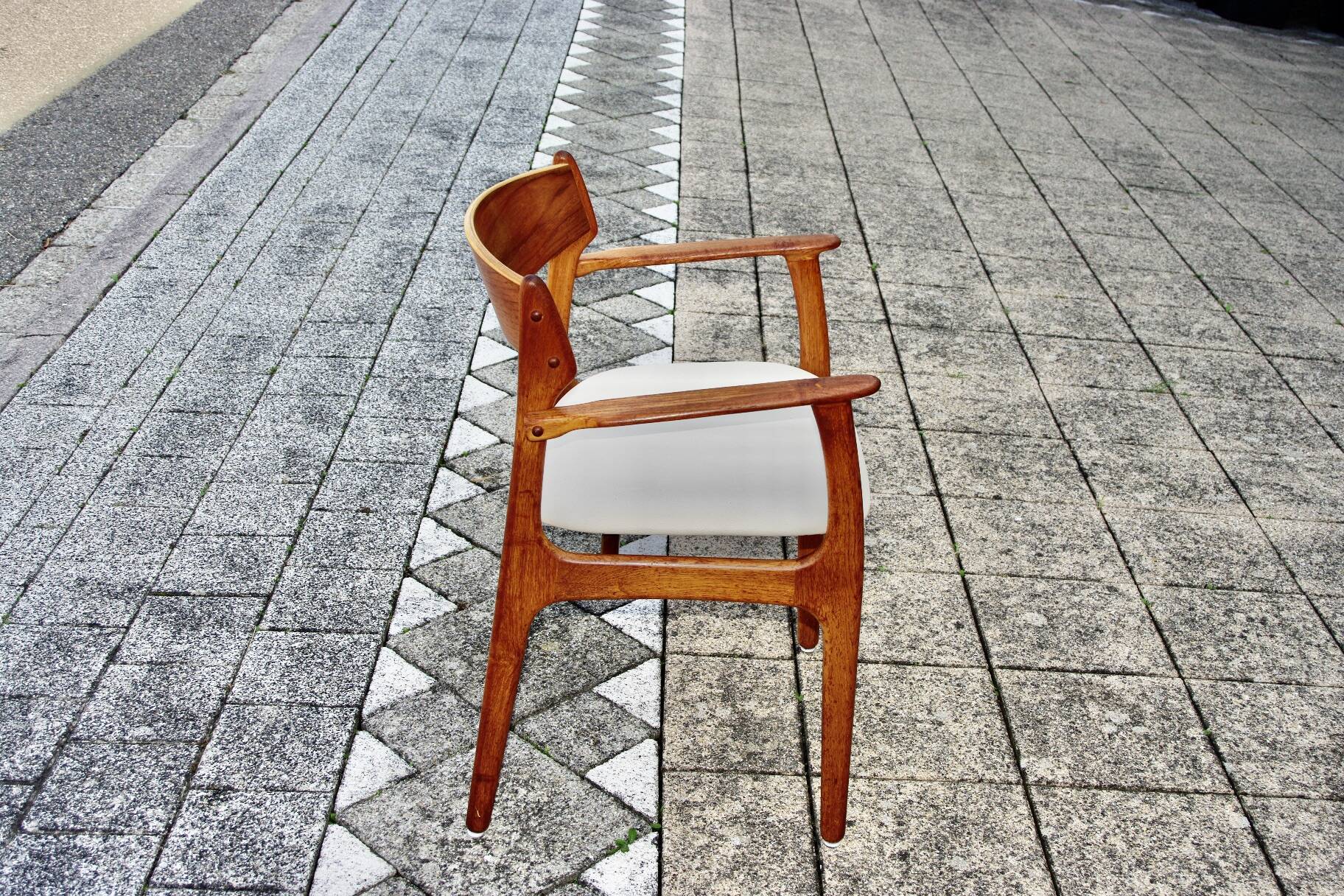 VINTAGE OFFICE CHAIR BY ERIC BUCH FOR OD MOBLER DENMARK 1960s