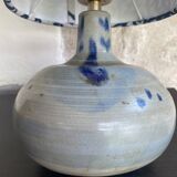 Vintage glazed stoneware lamp