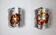 Pair of Mazzega Murano Space age wall lights Italy 1970