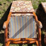 6 Louis XIV chairs in beech