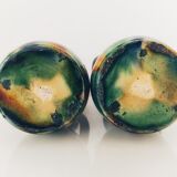 Pair of Flemish sandstone vases