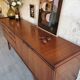 Vintage teak row 2m
