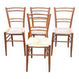 4 country chairs