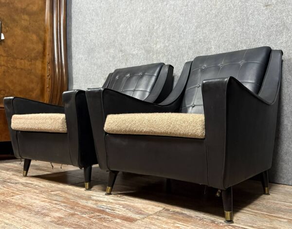 Paire de fauteuils Erton circa 1960/1970