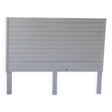 160cm headboard made from old pearl grey patinated wood