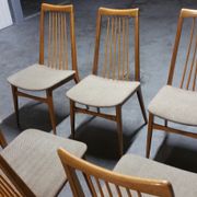 6 chairs Scandinavian years 50 60 Lubke