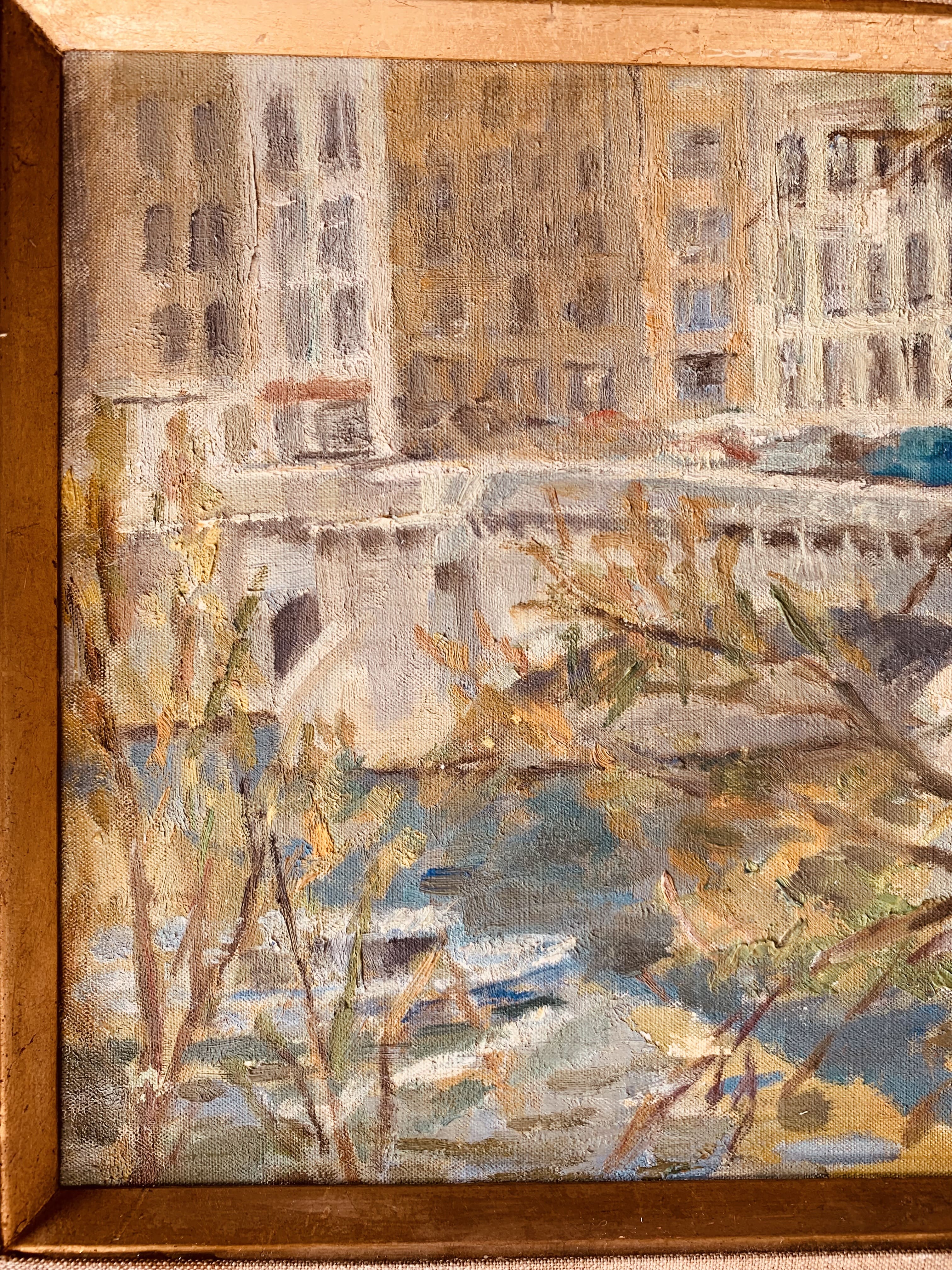 Tableau de René Levrel - « Pont de la Tournelle »