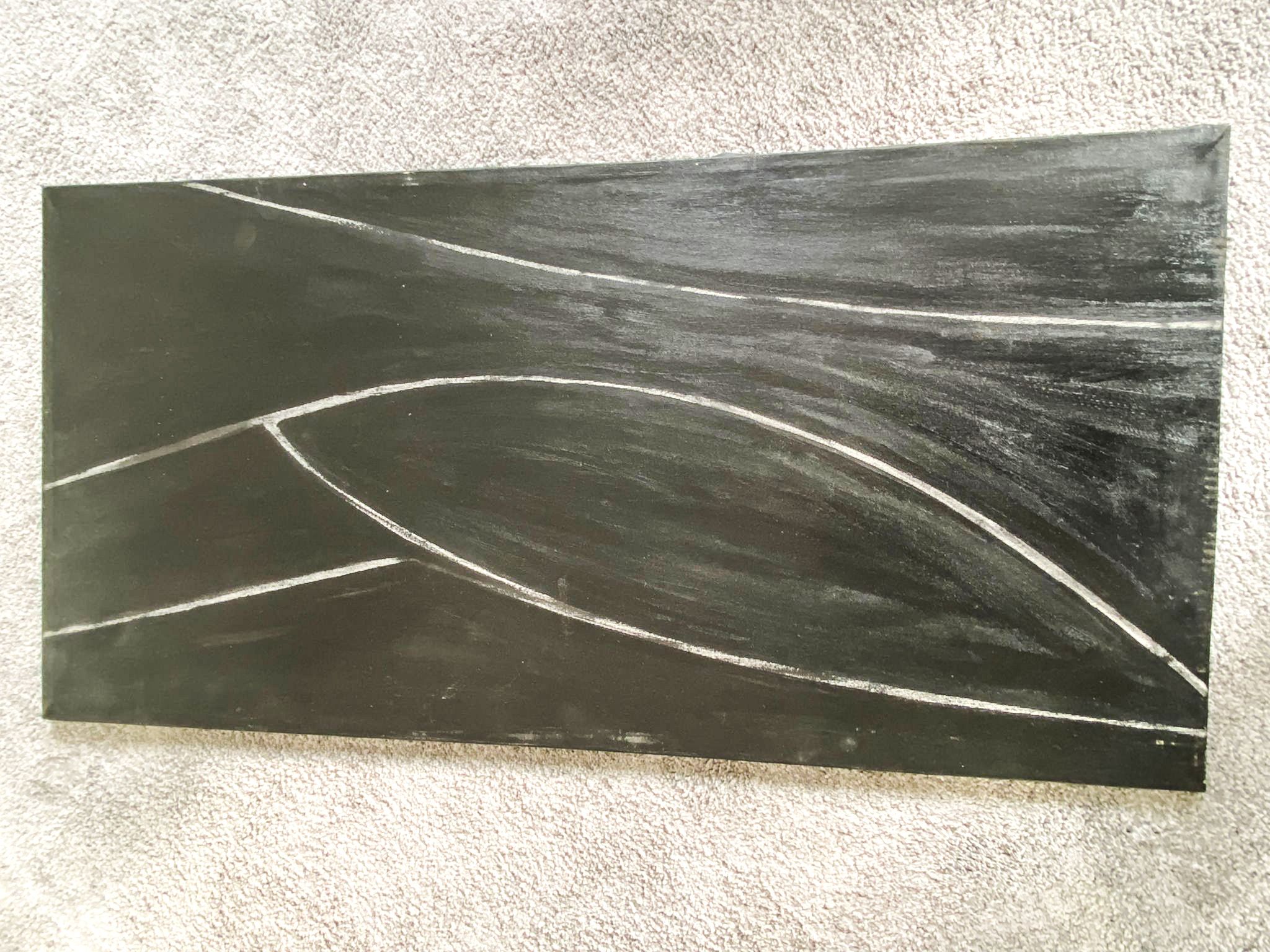Huile sur toile de Marco Gradi, Italie années 1980