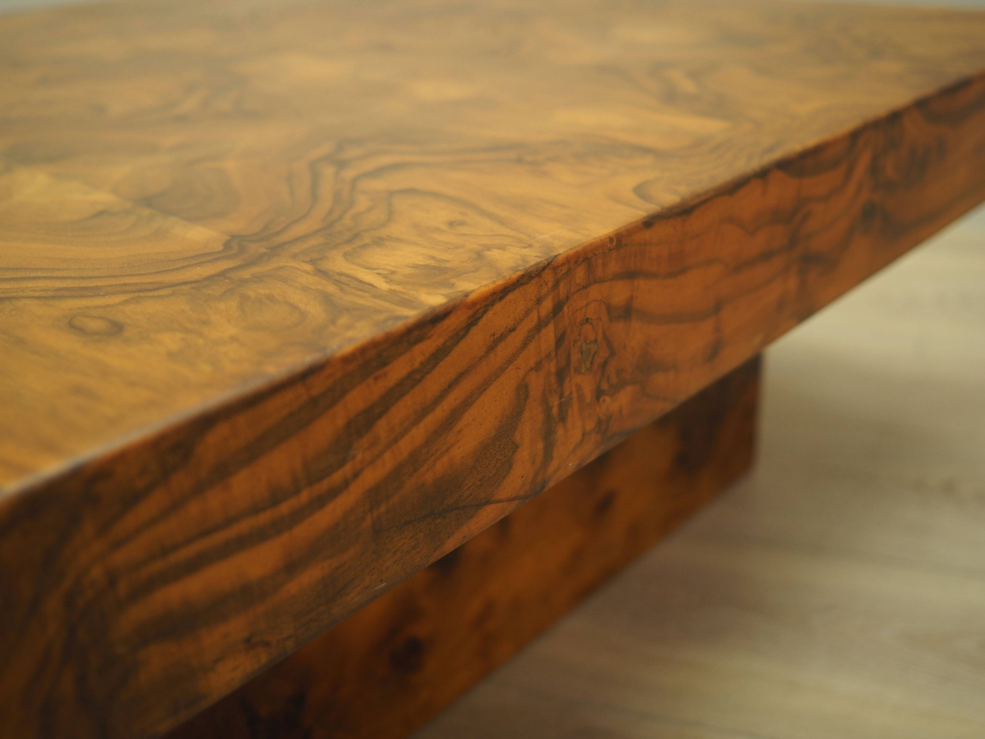 Walnut coffee table, Danish design, 1960s, production: Denmark