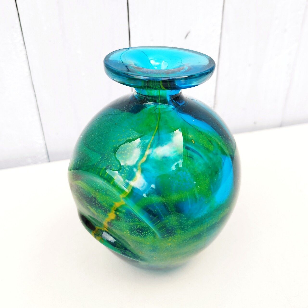 Thick glass vase design Molina Italy