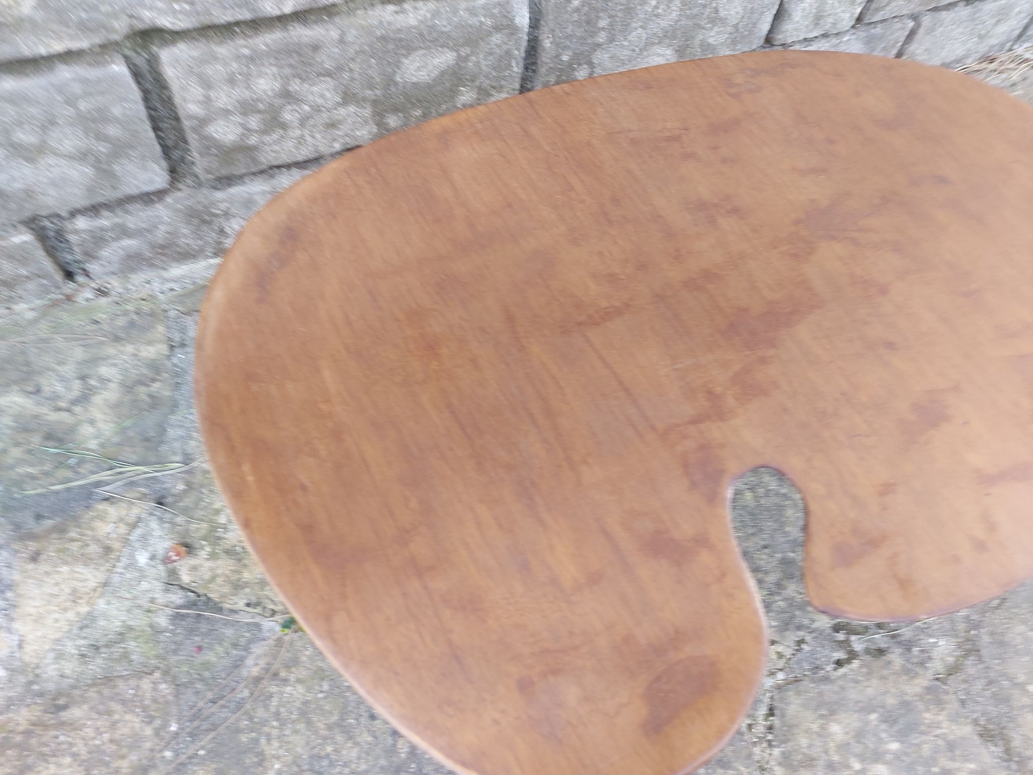 Coffee table bean design 60's