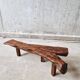 Brutalist trunk tree coffee table or bench, 1960s