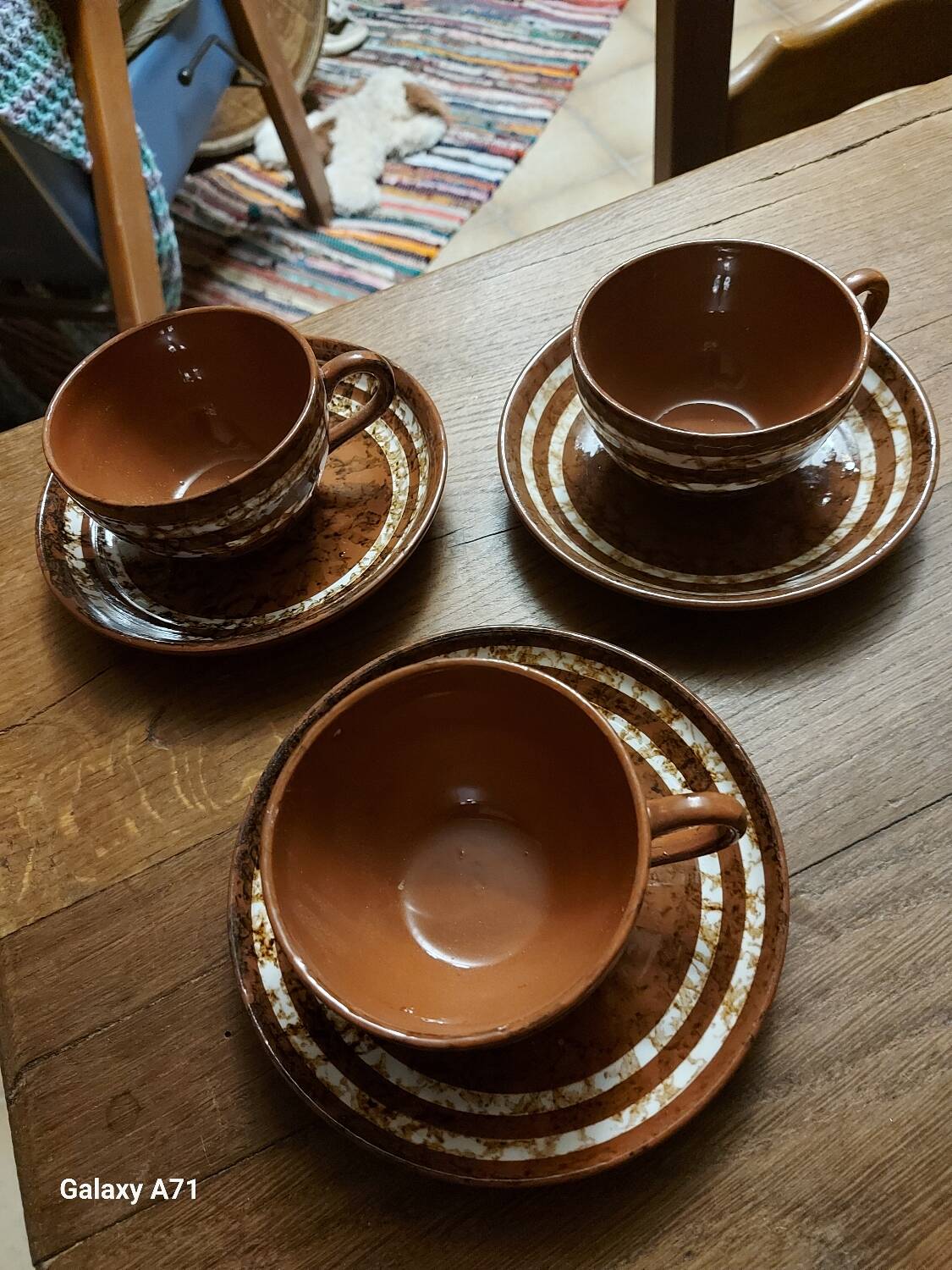 Art Deco coffee or tea service by Digoin Sarreguemines