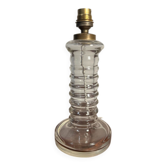 Clear glass lamp bulb