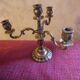 Brass chandelier