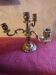Brass chandelier