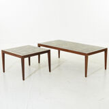 Square tile coffee table