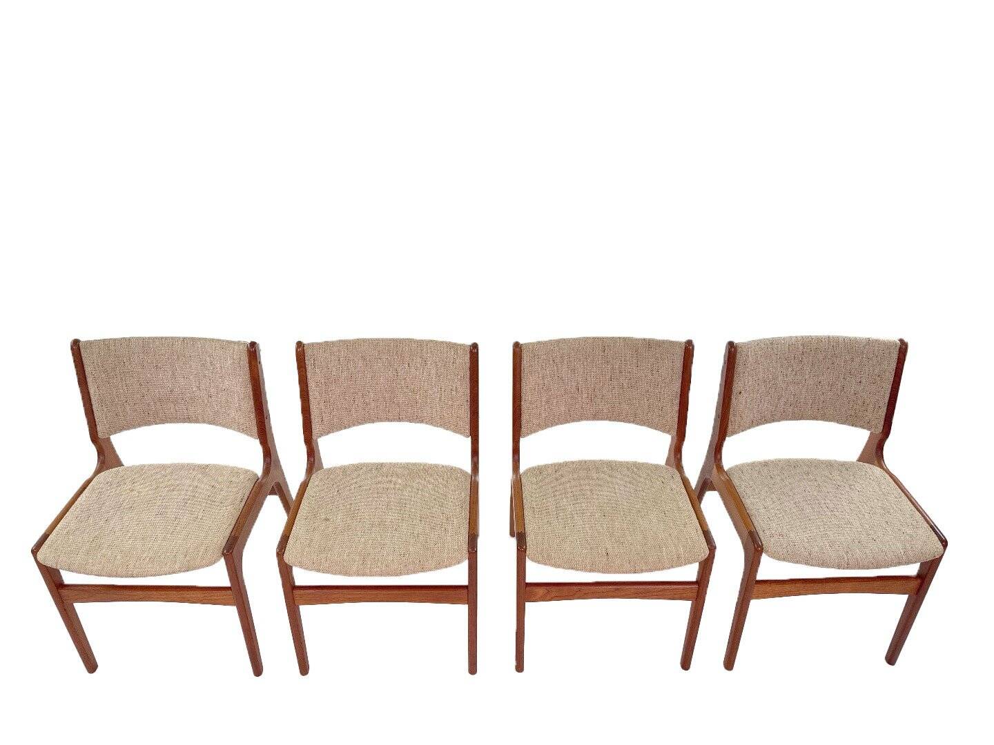 Vintage set of four dining chairs model 89 by Erik Buch for Anderstrup Møbelfabrik