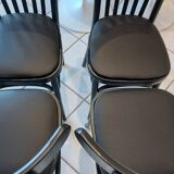 Set of 4 vintage bistro chairs from the 1970s