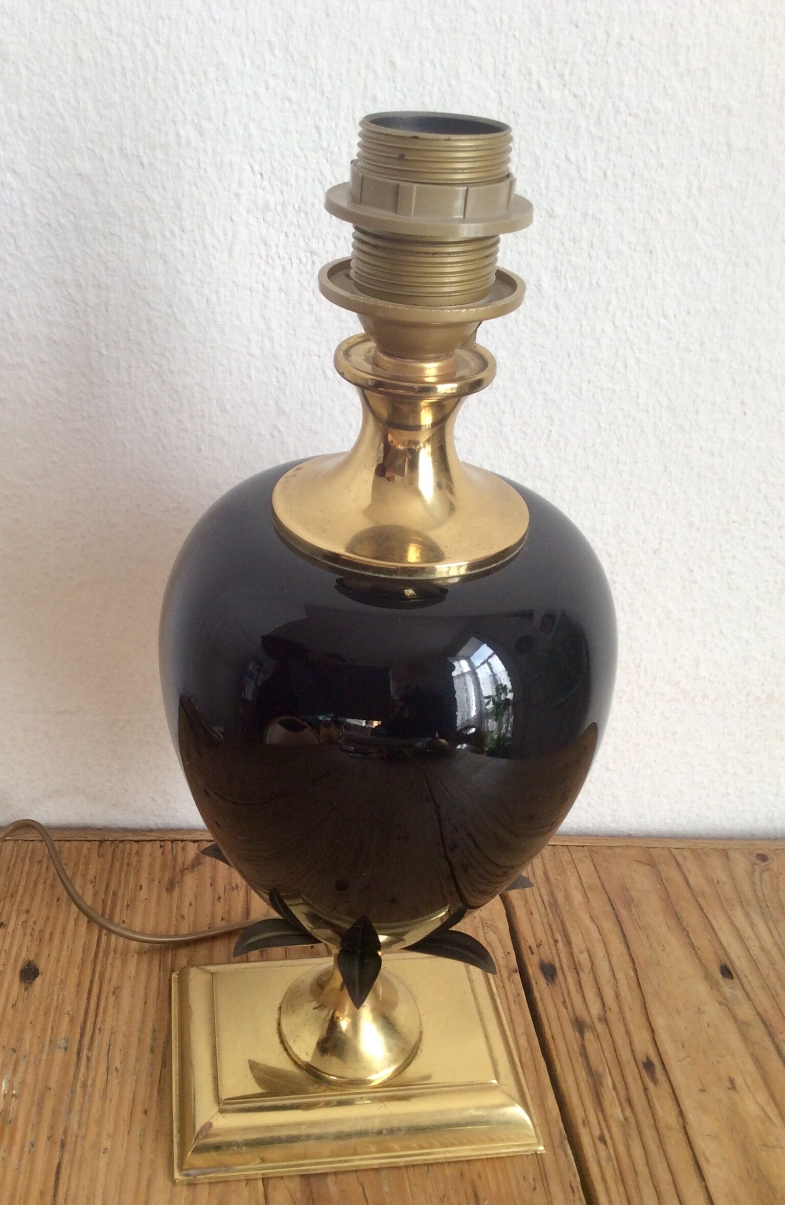 Brass lamp foot, 1960s