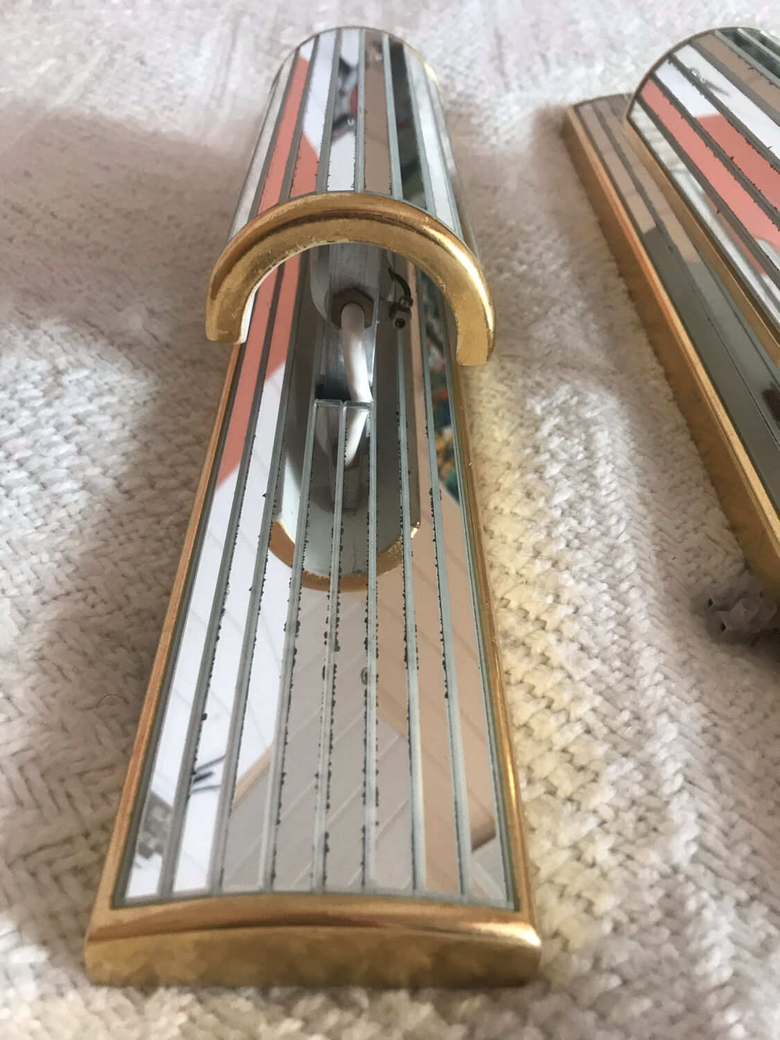 Pair of wall lamps year 70