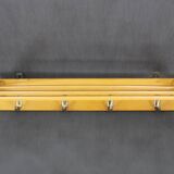 1960s Pair of Mid-century Wooden Wall Hangers, Czechoslovakia