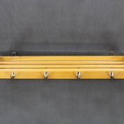 1960s Pair of Mid-century Wooden Wall Hangers, Czechoslovakia