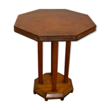 Leather coffee table