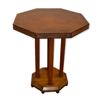 Table basse en cuir