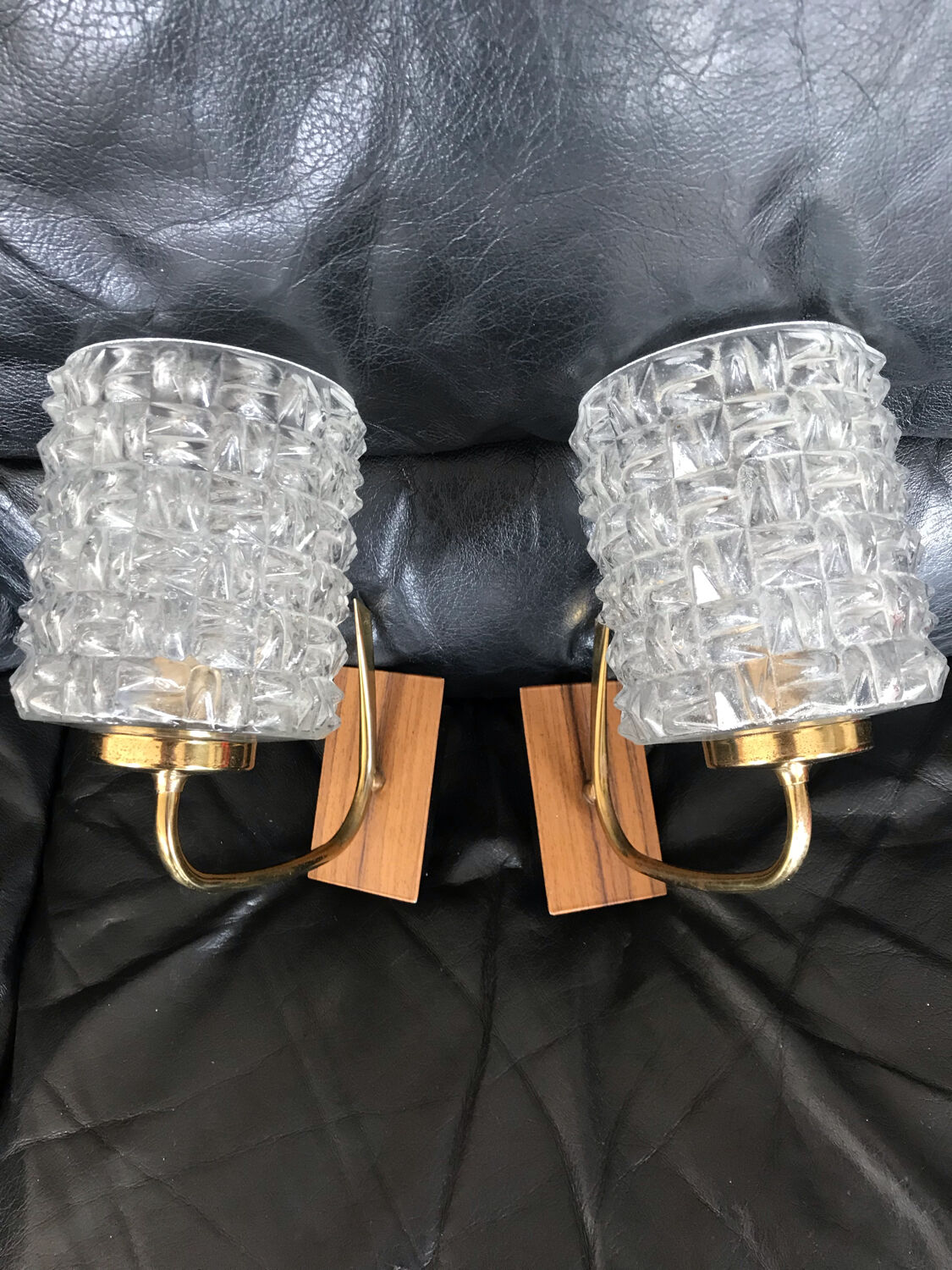 Pair of wall sconces year 70