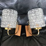 Pair of wall sconces year 70