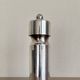 Space Age pepper mill from 1960 in silver-plated metal, 1970.