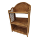 Folding rattan shelf